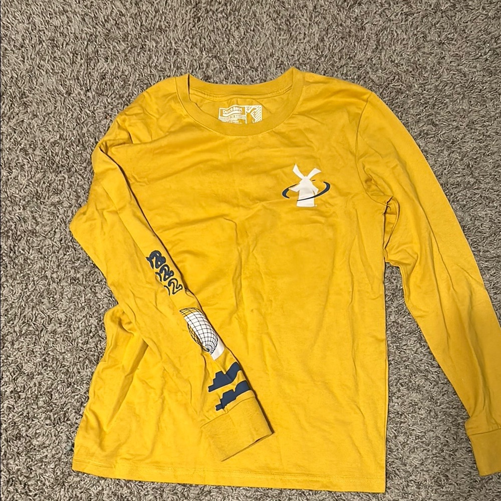 Dutch Bros Yellow Long Sleeve Graphic Tee